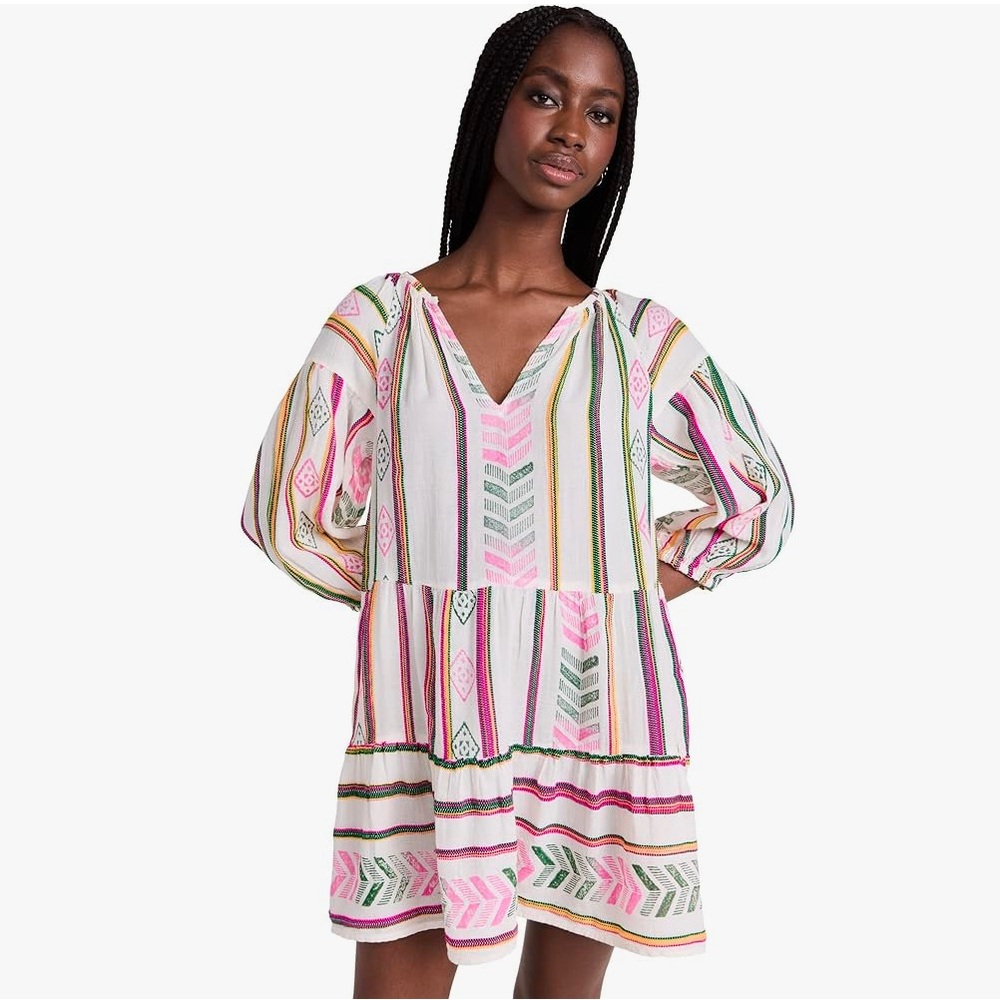 NWT- Velvet by Graham & Spencer ‘Jade’ Cotton Gauze Babydoll Dress